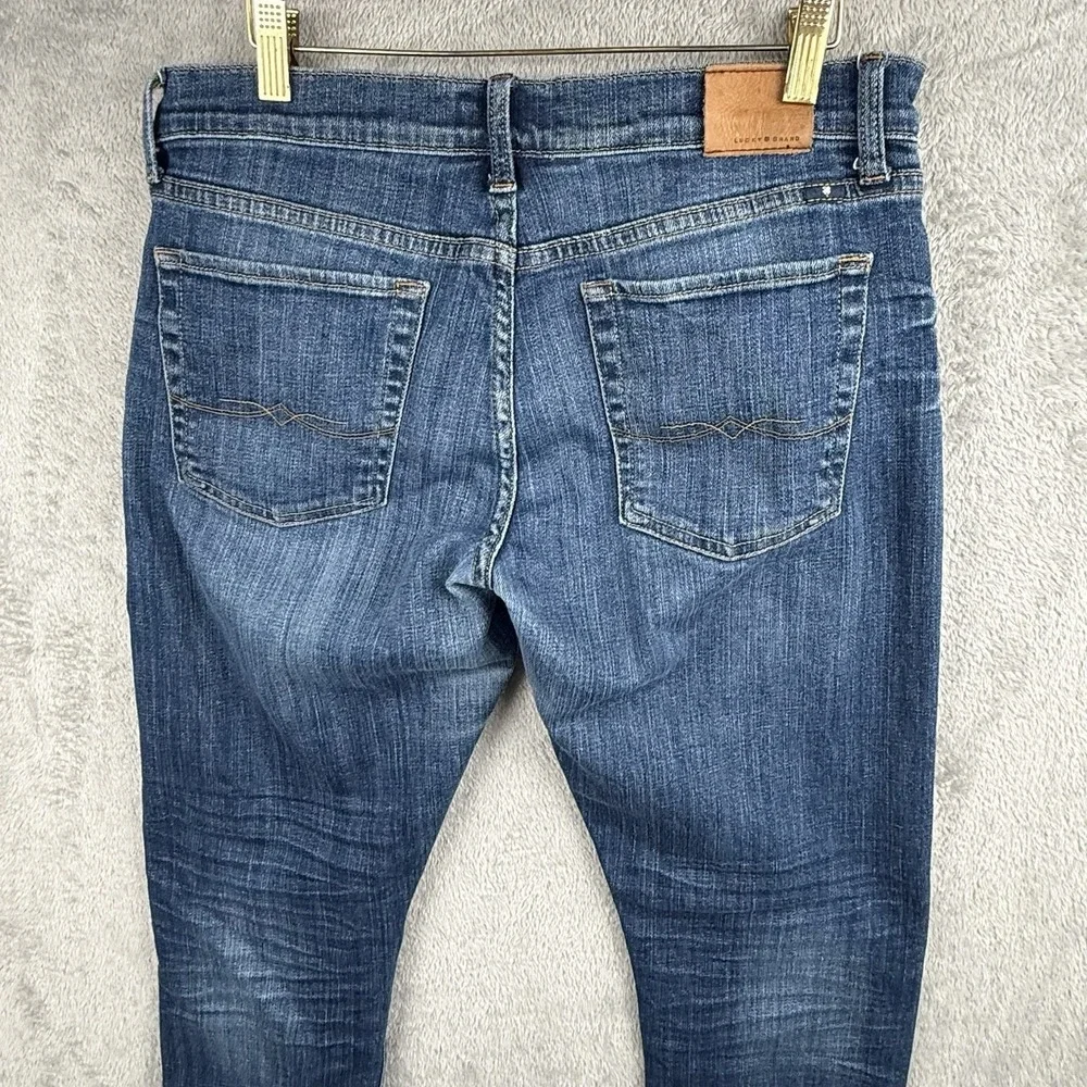 Lucky Brand Sienna Cigarette Jeans Womens‎ 6 Dark Wash Y2K Skinny Whiskers